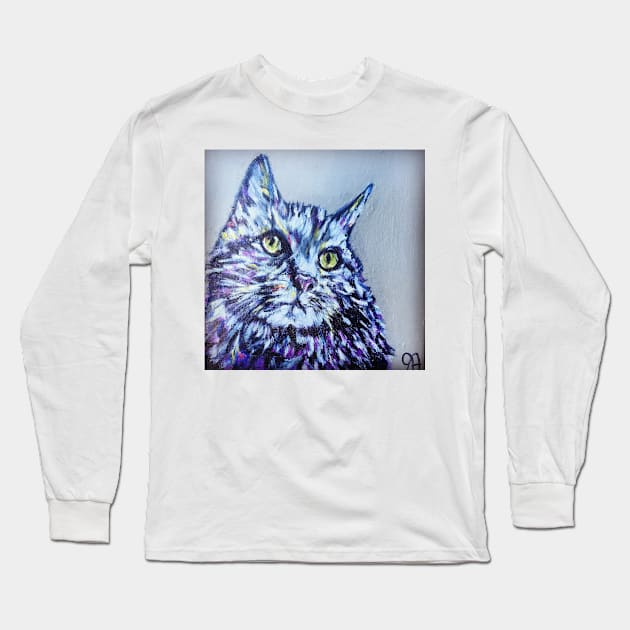Ray Lewis Cat Long Sleeve T-Shirt by Jeneralarts
